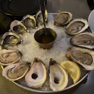 Dozen oysters