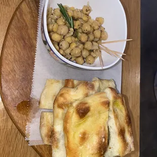 Marinated chick peas