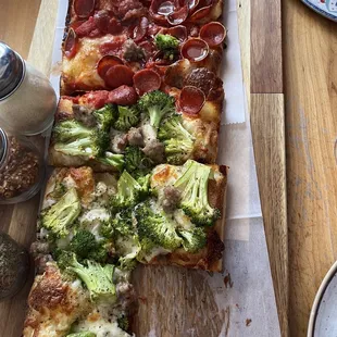 Pizza- so good.