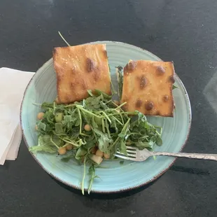 Tricolore Panini and 1/2 Faro Salad
