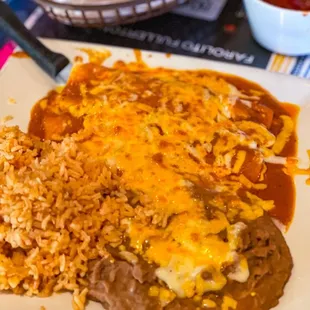 Cheese enchiladas