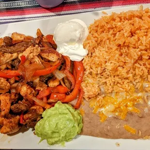 Beef and Chicken Fajita