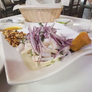 Ceviche Mixto. Perfectly balanced.