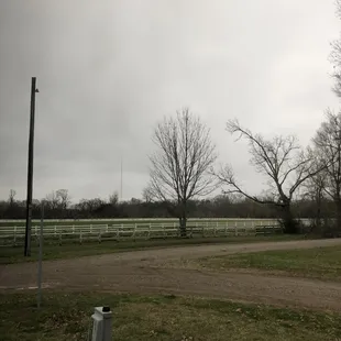 View from pull thru spots