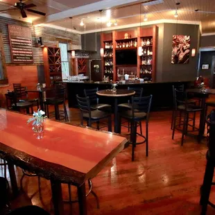 Newly updated bar.