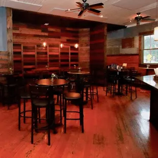 Newly updated bar.
