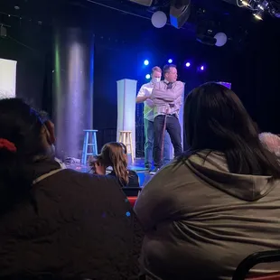 Husband was called up on stage