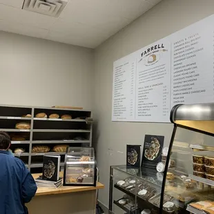 a baker working in a bakery