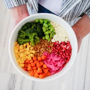 Customized bowl to be rainbow!