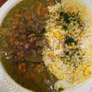 Ghorme Sabzi Plate