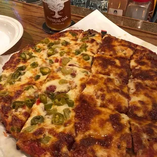 pizza, food