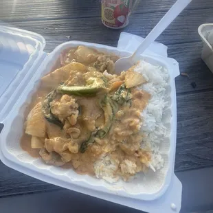 Pinang Chicken Curry