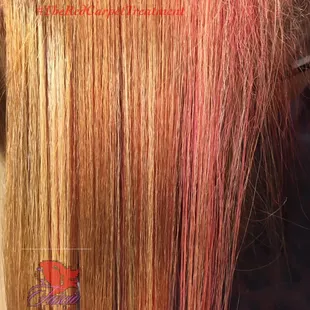 Close up of Color service