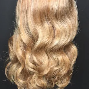 Custom made unit with highlights , lowlights &amp; shadow root.