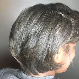 Cut &amp; Smoothing Treatment on Natural Hair