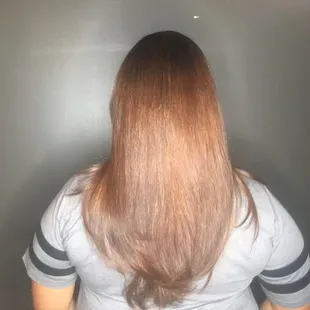 Color ( grey Coverage ) Blowout &amp; long layers
