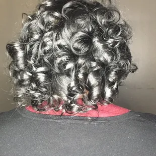 Silk Press on Natural Hair