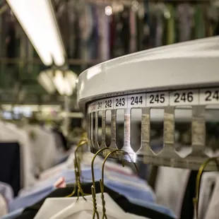 Fashion Cleaners uses state-of-the order sorting and assembly using a bar code system, so orders are gathered correctly.