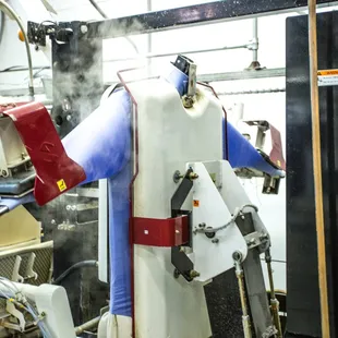 State of the art executive shirt laundry service. No detail is overlooked.