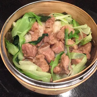 Pork Spareribs Rice on Lotus Leaf