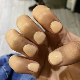 Messy and oddly shaped.