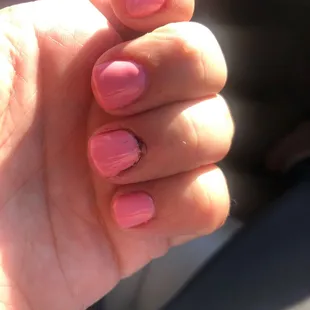 Horrible, clumpy and oddly shaped, plus i got cut twice.