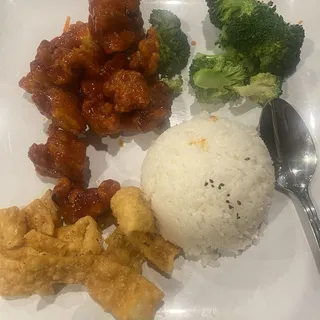 66 Orange Chicken Combo