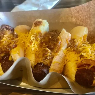 Mini Chili Dogs