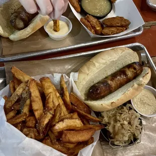 food, hot dogs