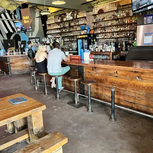 people sitting at the bar
