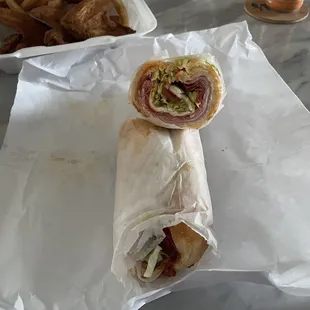 8&quot; Godfather (hot sub salami &amp; pepperoni) less than $9