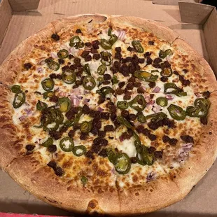 Chorizo, Jalapeño, &amp; Onion.