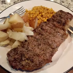 Friday night steak dinner.