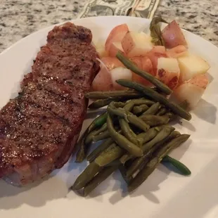 Friday nights, 10 bucks, comes with salad ( long gone, I was hungry).