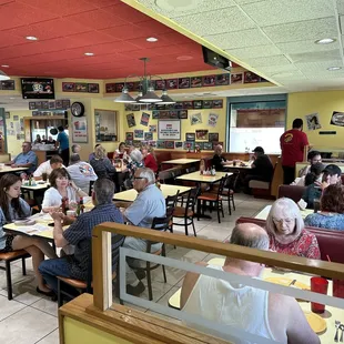 diners sitting at tables