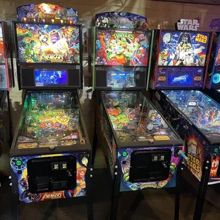 Cool pinball machines !