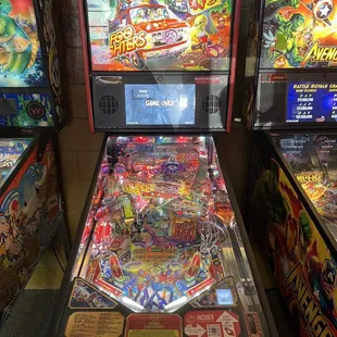 Cool pin ball machines !