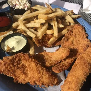 Lake perch with fries