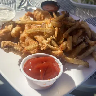 seafood, food, fish and chips, fish