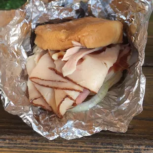 Half turkey &amp; ham