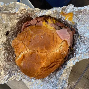 Would you eat something that looked like this ham sandwich