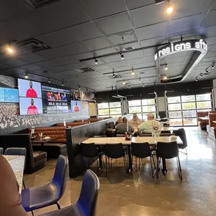 the inside of the restaurant