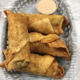 a plate of fried food