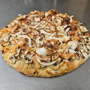 BBQ Shrimp Pizza