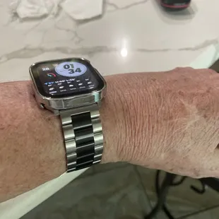 New watch band with links removed at Fast Fix Jewelry in Park Place.