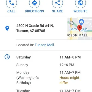 Website stating 8pm closing timevon Saturdays - NOT the 7:33p that it was all locked up and employee slipping out.