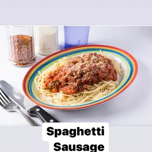 Spaghetti sausage