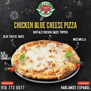 Chicken Blue Cheese Pizza