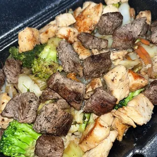 Furious Combo with steak and chicken