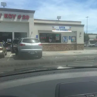New sign was put up saying "24 hours" but it has chevron logos on it-not sure if convenience store is also open 24 hours.